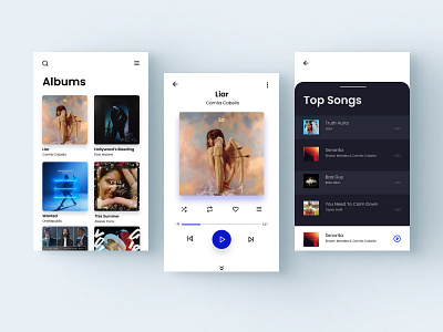 Music Player music app music player ui design