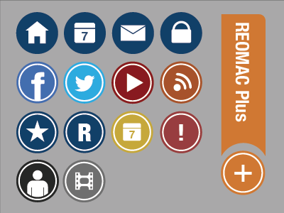 Icons for REOMAC 2.0 Design icons responsive layout web web design