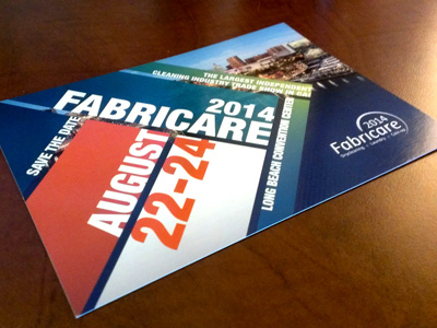 Fabricare Promo Postcard invitation postcard print typography