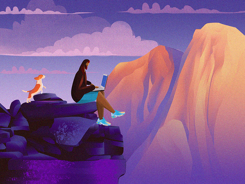 Epi 4 adventure yosemite epicurrence hiking outdoors illustration