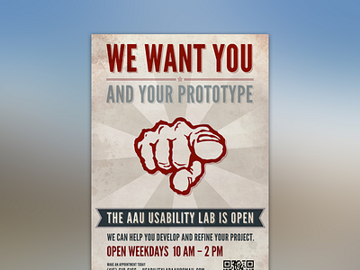 UX lab is open (Poster series - 2 of 4)