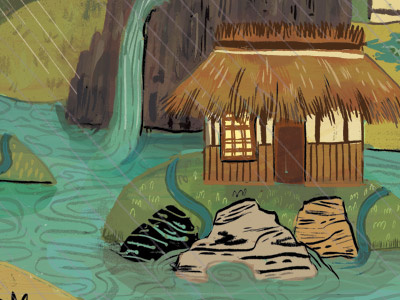 Landscapey thing for a thing. book landscape