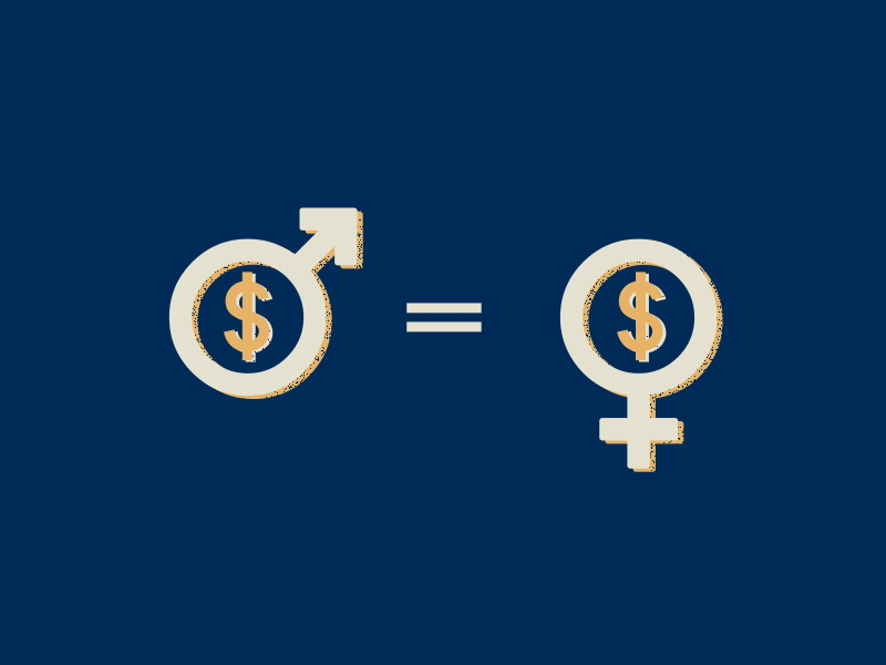 Gender Pay Gap - Infographic 2d 2d animation ae after effects animation design equality gender gif infographic loop looping mograph motion motion design motion graphics texture