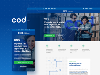 COD - Landing Page