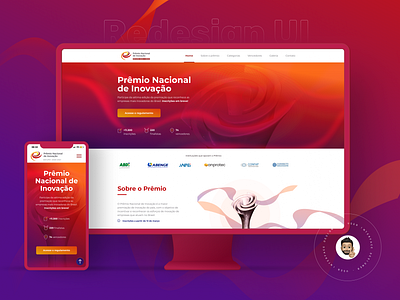PNI - Website Redesign UI clean ui design interface orange purple ui redesign ui ux web website