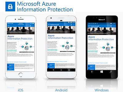 Office Information Protection Cross-Platform App android ios ui uwp ux windows10