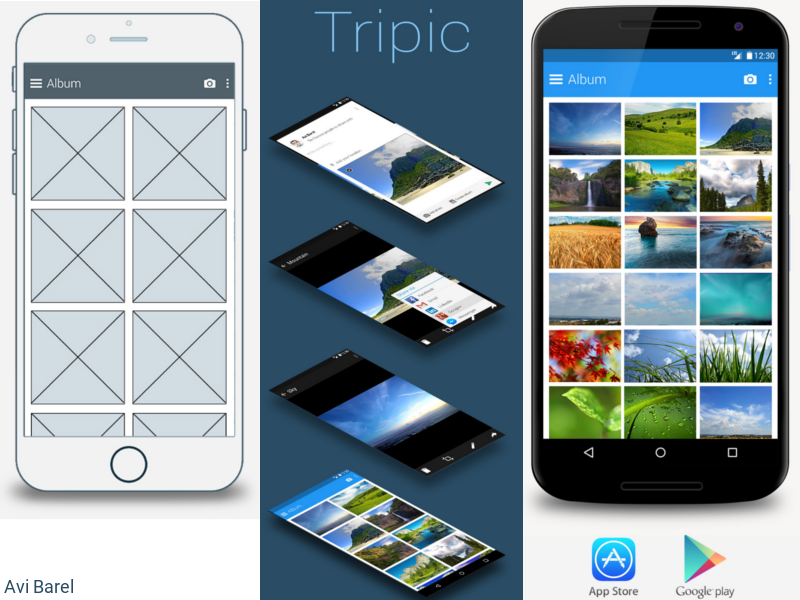 TriPic AR Gallery By Avi Barel On Dribbble