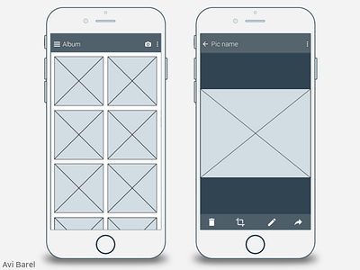 TriPic AR android design front end ios material design ui ux