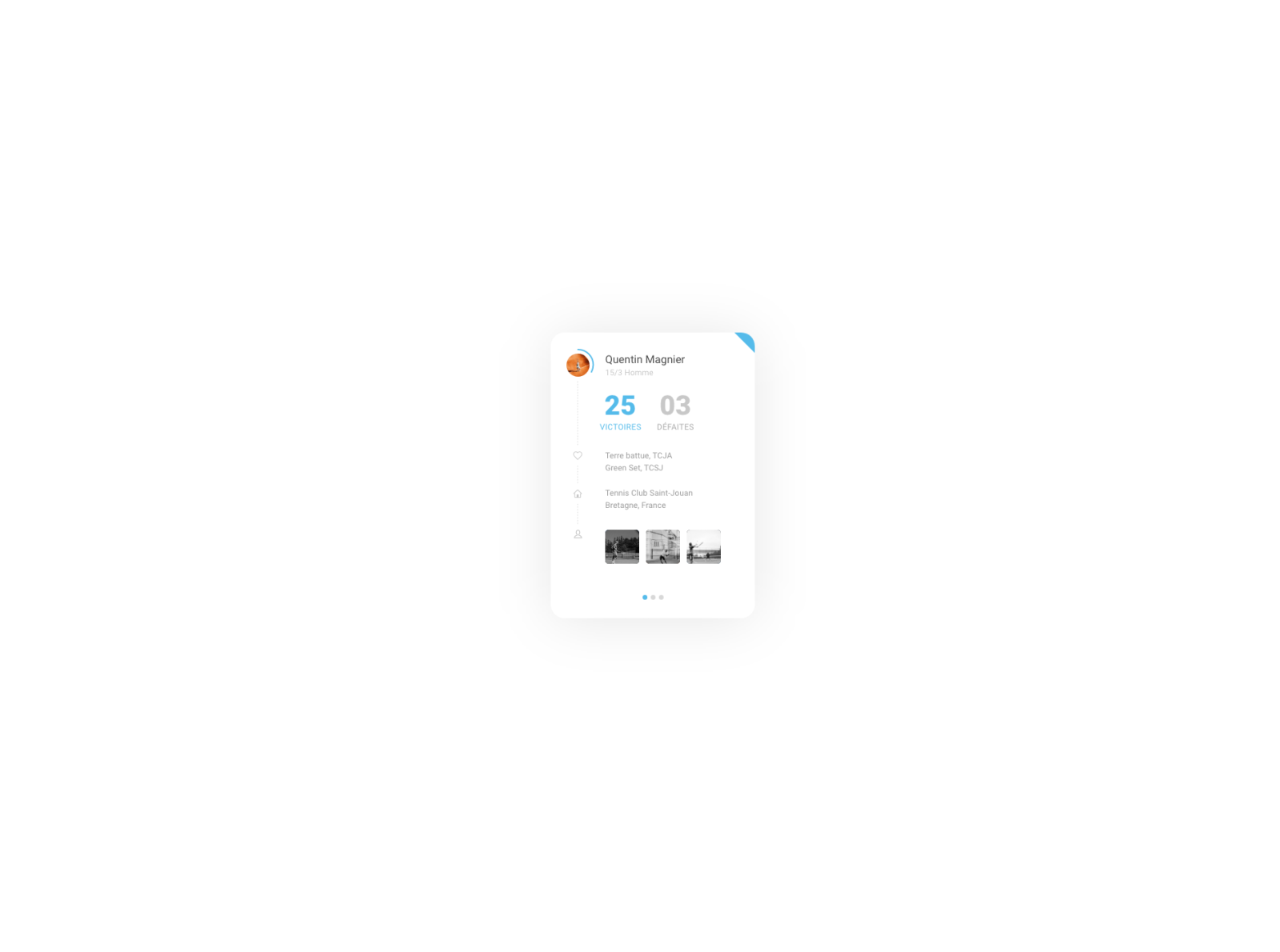 DAY 045 - INFO CARD by Quentin Magnier on Dribbble
