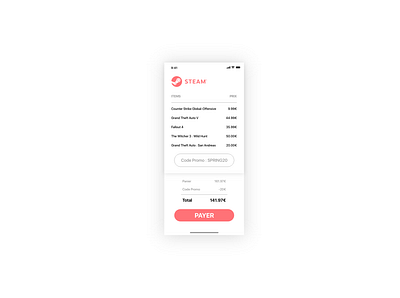 DAY 046 - INVOICE app branding design flat minimal neumorphism ui ux vector web