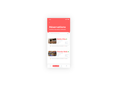 DAY 054 - CONFIRM RESERVATION animation app design flat icon minimal ui ux vector web