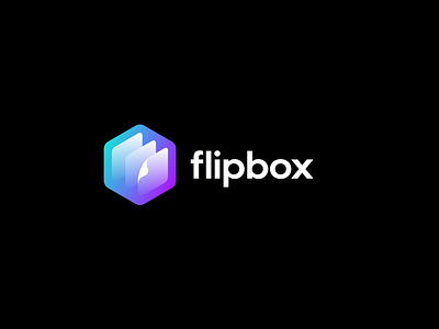 Logo | Flipbox 3d animation app book branding design flat graphic design illustration logo minimal motion graphics ui ux vector