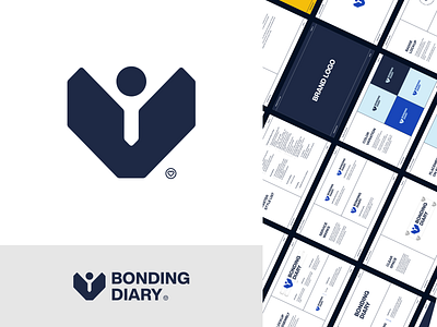 Brand | Bonding Diary 3d animation app brand branding design fintech flat graphic design illustration logo minimal motion graphics ui ux vector