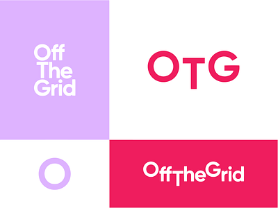 Brand | OffTheGrid app branding design flat grid illustration logo minimal off product ui ux vector