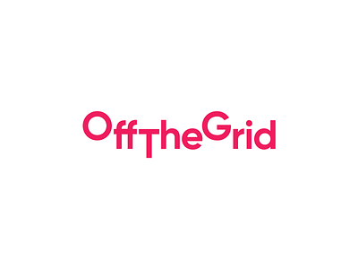 Logo | OffTheGrid 3d animation app brand branding design flat graphic design grid illustration logo minimal motion graphics off product ui ux vector