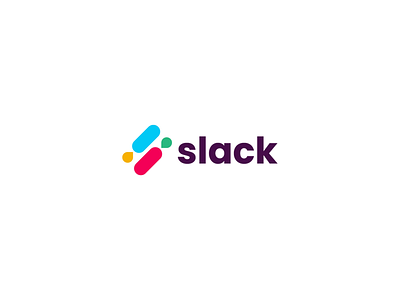 Rebrand | Slack 3d animation app branding design flat graphic design illustration logo minimal motion graphics product ui ux vector