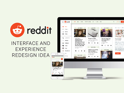 Reddit | Redesign idea ui design ux design