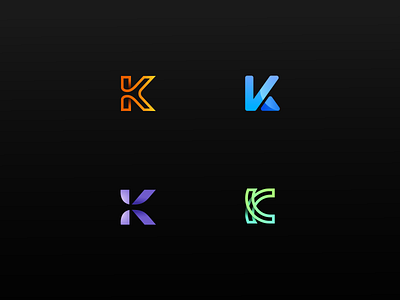 K Letter Logo Concepts alphabet logo k letter k logo lettermark lettermarkexploration lettermarklogo logo logodesign
