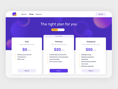Pricing Plans dailyui design pricing pricing page pricing plan service app subscriptions ui