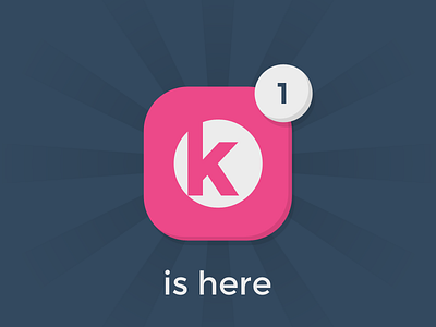 Karar is here app dribbble flat icon ios