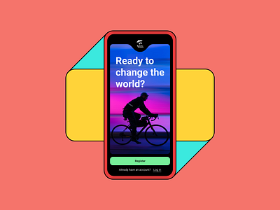 Login Rodando y Volando UI cycling cycling app intro login screen product design ui ui design user experience user interface ux design