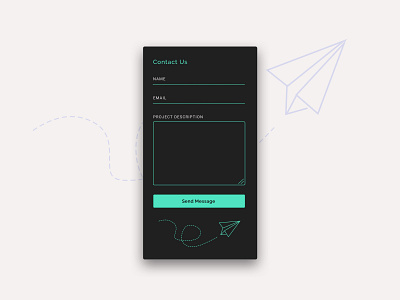 Daily UI | 028 - Contact Us