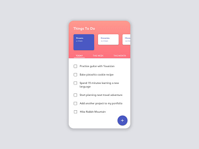 Daily UI | 042 - To Do List daily ui 042 daily ui challenge to do list