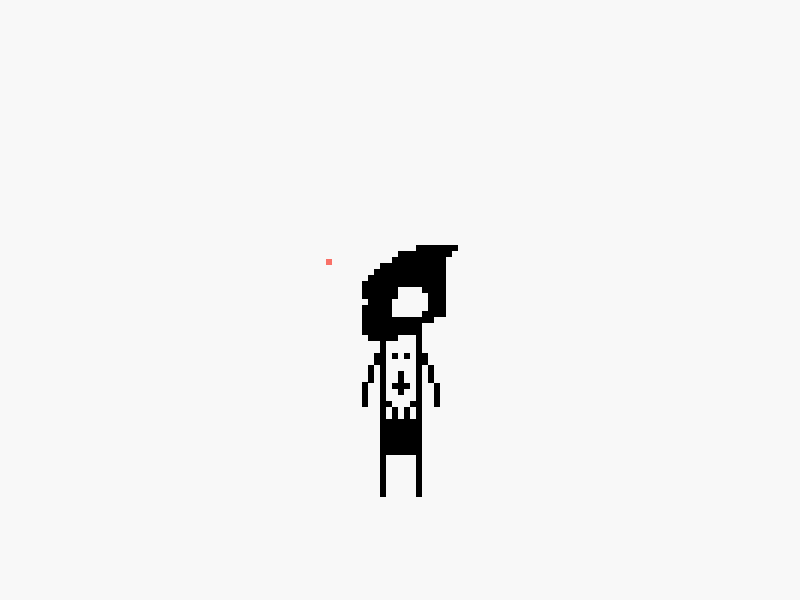 Executioner 8bit animation character executioner frame by frame frame by frame animation mograph motion graphic pixel