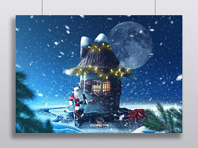 Compositing : The Magic of Christmas christmas compositing gallery house magic photoshop snow