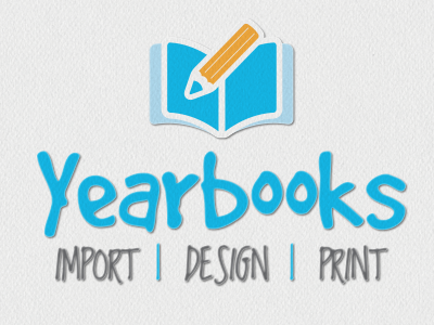Yearbooks Logo book child elementary kids pencil school yearbook