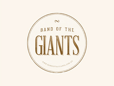 Band of the Giants Logo band logo logo music vintage