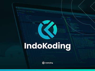 IndoKoding Logo Design branding coding design inkscape laravel logo programmer technology website