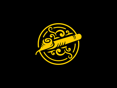 Canting Logo batik culture ethnic gold indonesia inkscape logo traditional unique