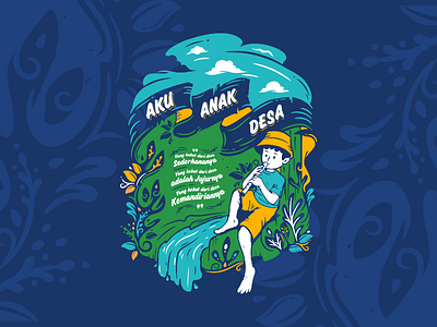 AnakDesa Tshirt Illustration