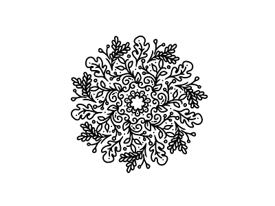 Floral Mandala Doodle