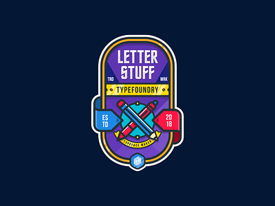 LetterStuff Typefoundry Badge Design