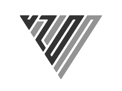 Vizion Rebound geometry grey greyscale lettering logo rebound triangle type typography v