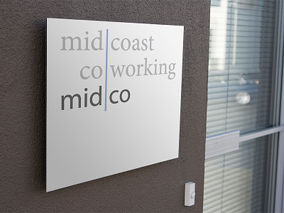 Midco Coworking Exterior Signage