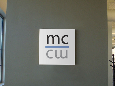 Midco Coworking Logo Sign coworking coworking space logo logotype minion myriad sign signage square