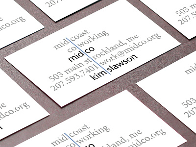 Midco Coworking Business Card