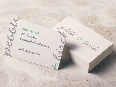 Pebble and Birch Business Card