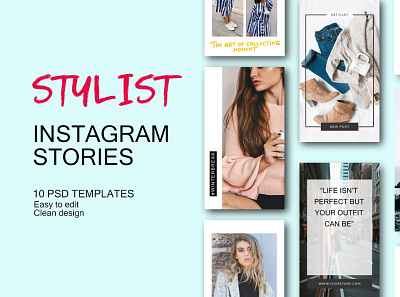 Instagram Story Promo Post Template Vol.02 graphic design social media template