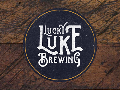 Lucky Luke Brewing Co. branding brewing typography