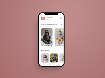 Shop App app design ui