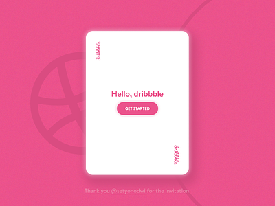 Hello Dribbble 👋🏻