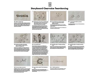 Storyboard for Clearvoice Teamlancing