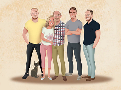 Thank you animated gif animation christmas family family portrait illustration motion design motion graphic motion graphic design motiongraphics video animation