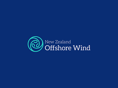NZ Offshore Wind Logo energy logo maori new zealand power turbine wind