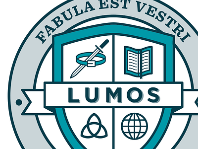 Lumos Crest crest latin shield