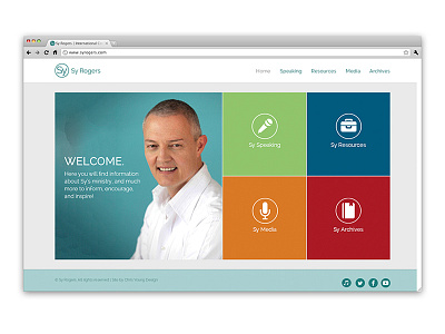 Sy Rogers Site ui website